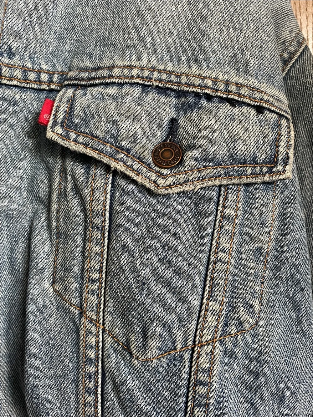 Levi's Vintage Light Blue Sherpa-Lined Denim Jacket